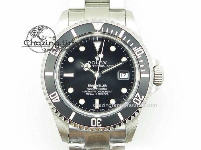 VRF Dial A2836 116621 Bracelet on RG Best Edition Yacht-Master SS 1:1 SS Black 0811